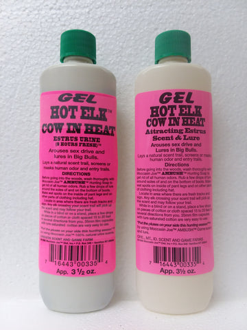 HOT ELK COW IN HEAT (GEL) | URINE LURE OR ATTRACTING SCENT & LURE